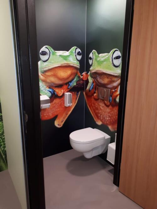 Impressie toilet groep renovatie frog display 